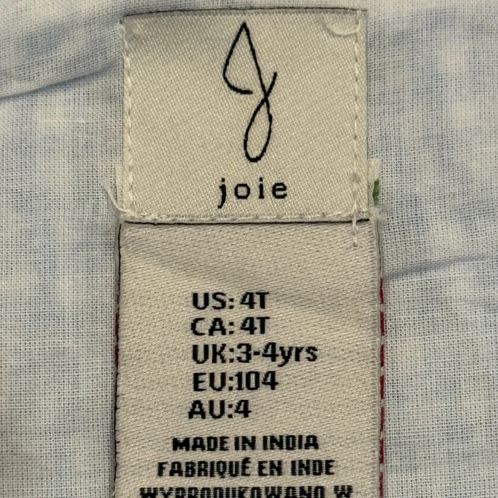 Joie shorts chambray and gingham 3 pc outfit